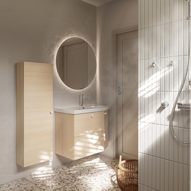 Temal Mondo för små badrum